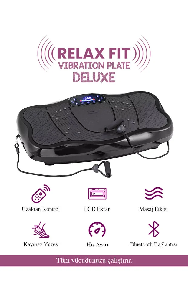 Relax Deluxe Vibration Plate Titreşimli Spor Aleti
